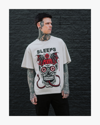 DEATH TRAITORS T-SHIRT - BONE