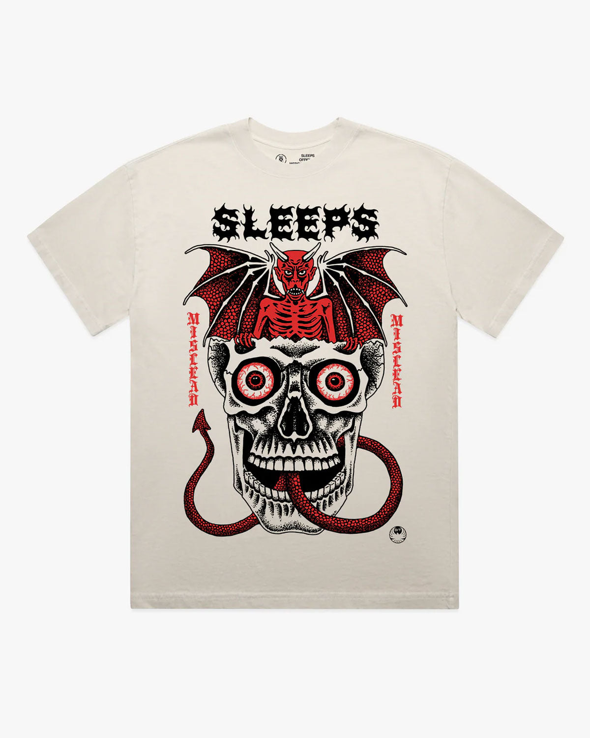 DEATH TRAITORS T-SHIRT - BONE