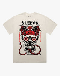 DEATH TRAITORS T-SHIRT - BONE