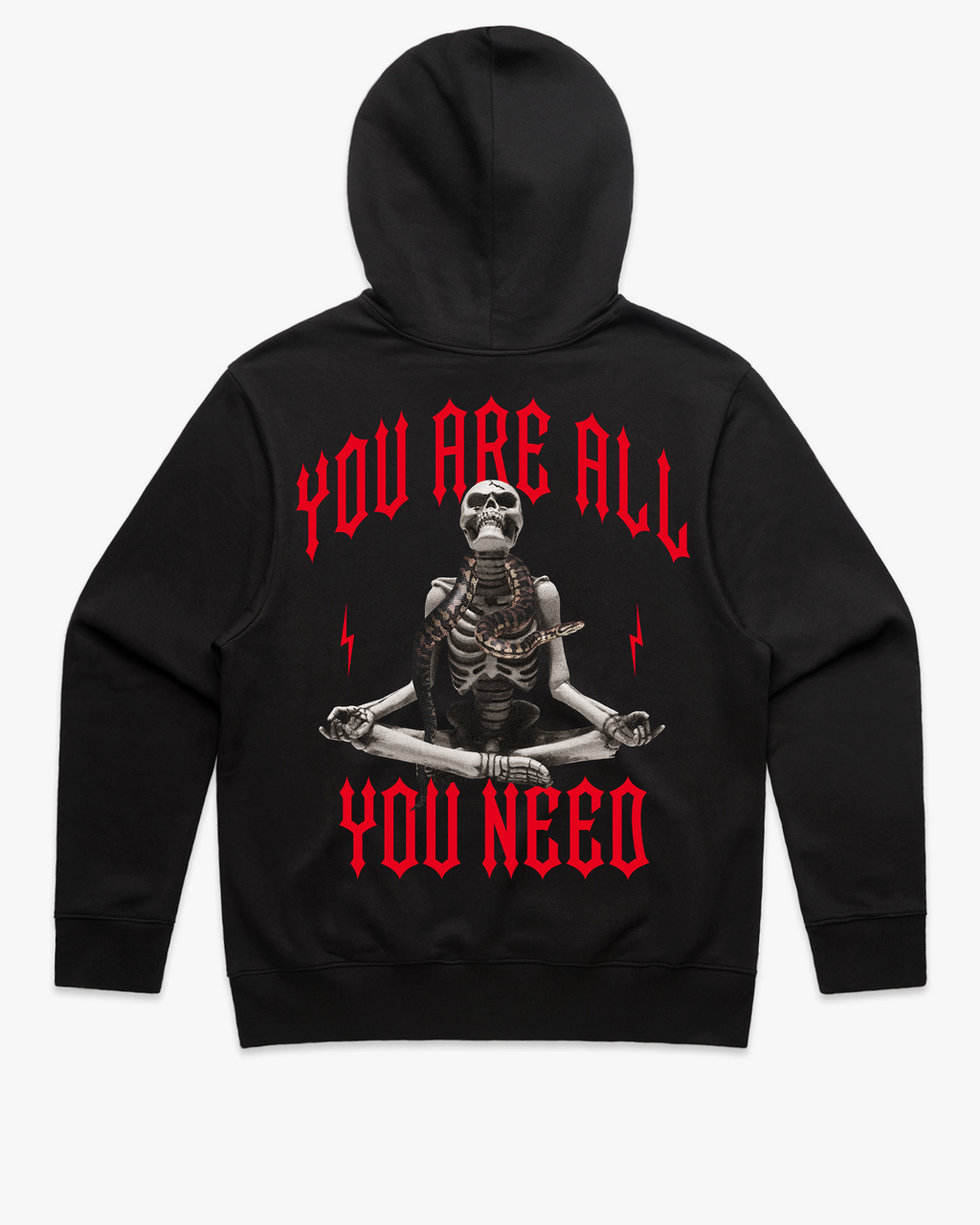 YOU ARE ALL YOU NEED PULLOVER HOODIE