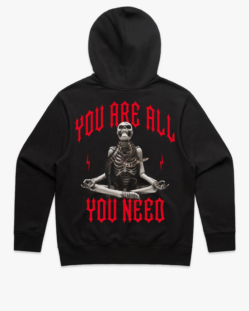 YOU ARE ALL YOU NEED PULLOVER HOODIE