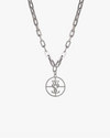 SILVER TARGET NECKLACE